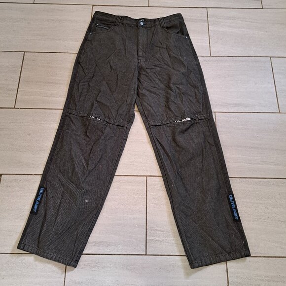 %MEN Size 36x34 OUTKAST CLOTHING JEANS BLACK BRAND NEW / J1